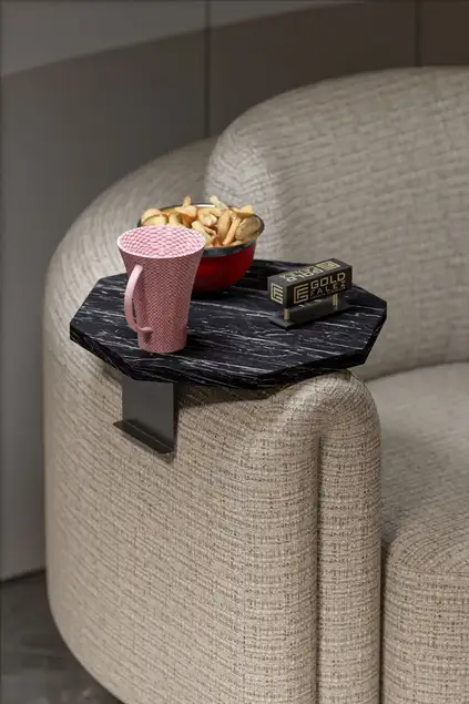 Decorative Side Table Octagon