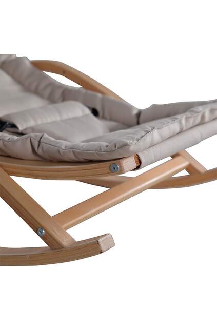 Wooden Baby Carriage Light Brown Wooden Baby Carriage Light Brown