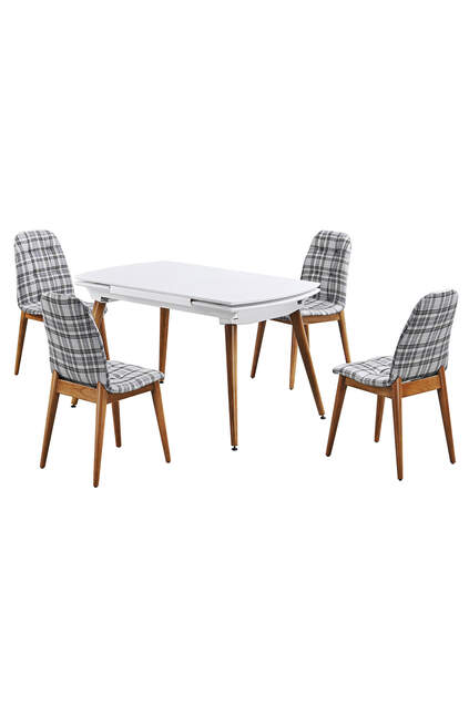 Siena White Table And Chair Set FRL1032