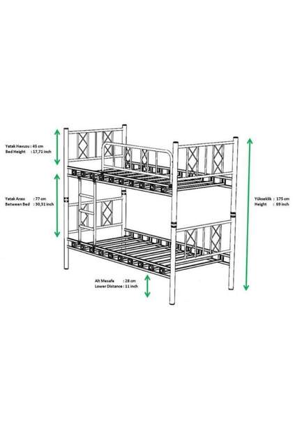 Carme Bunk Bed 90x190 ARM041 Carme Bunk Bed 90x190 ARM041