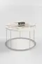Coffee Table and Zigon Coffee Table Terra Set Silver