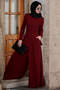 Dora Jumpsuit Claret Red