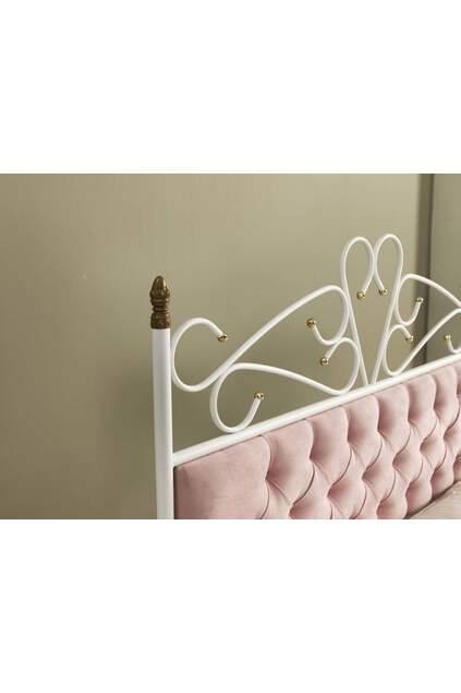 Pedesa Metal Karyola 180x200 ARM065 Pembe