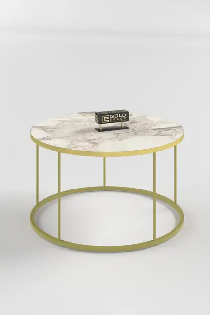 Couchtisch und Zigon Couchtisch Terra Set Gold Couchtisch und Zigon Couchtisch Terra Set Gold