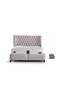 MD Hermes 160x200 Double Bed, Base, Headboard Set GM105