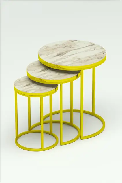 Zigon Sehpa C Lux Altın Zigon Sehpa C Lux Altın