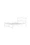 Bella Struttura Letto in Metallo 180x200 ARM146 Bianco