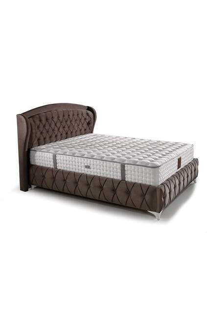 MD Siola 180x200 Double Bed, Base, Headboard Set GM103