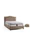 MD Elegance 180x200 Double Bed, Base, Headboard Set GM106