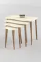 Zigon Coffee Table Wooden 4 Piece Square