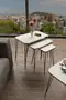 Schwarzer Draht Silber Quadratisch Zigon Couchtisch