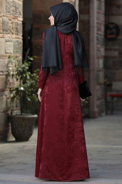 Esin Dress Burgundy