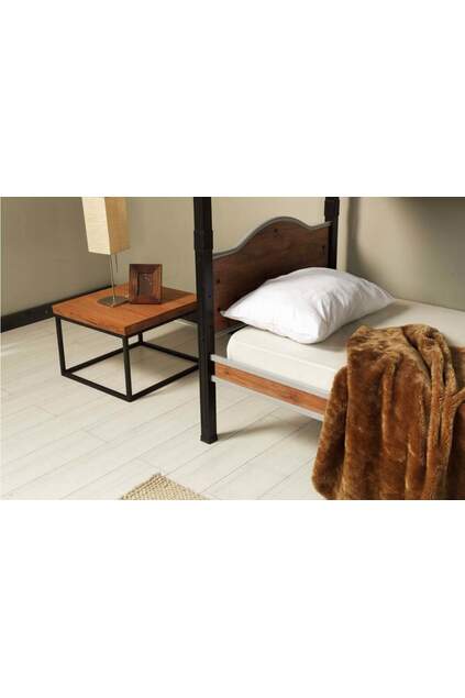 Pearl Bunk Bed 90x200 ARM006 Black + Walnut Pearl Bunk Bed 90x200 ARM006 Black + Walnut