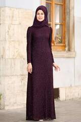 Lace Dress Purple