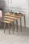 Zigon Coffee Table Wooden 4 Piece Square