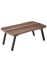 Walnut Laptop Coffee Table Working Breakfast Table