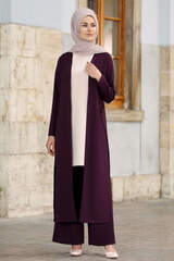 Nisa Double Suit Plum