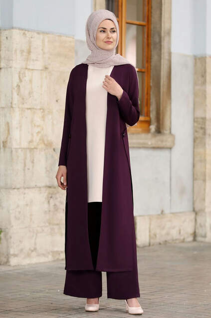 Nisa Double Suit Plum