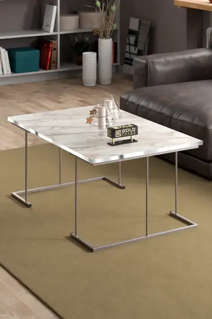 Solo Silver Centre Coffee Table