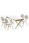 Dubai Gold Tisch & Stuhl Set FRL1013