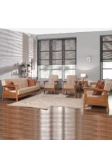MD Açelya Scandinavian Sofa Set MDN101