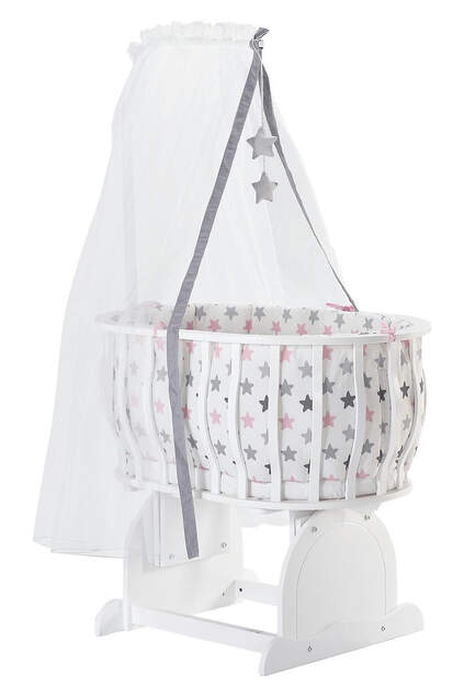 MDF Beyaz Sepet Beşik MDF Beyaz Sepet Beşik