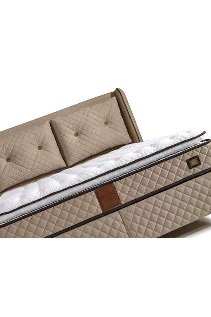 MD Nergis 150x200 Double Bed, Base, Headboard Set GM110 MD Nergis 150x200 Double Bed, Base, Headboard Set GM110