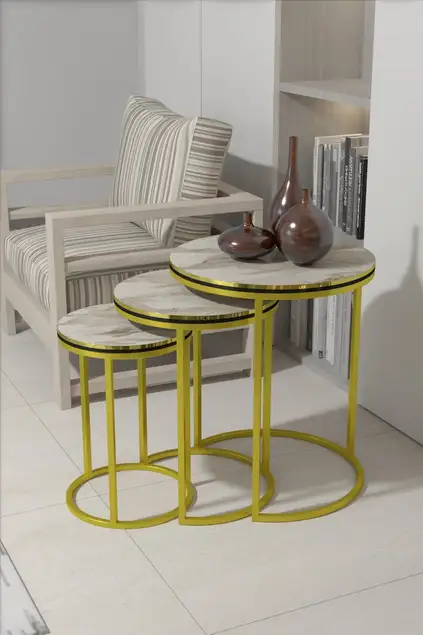 Nesting Table C Lux Double Gold Nesting Table C Lux Double Gold