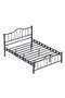 Bella Metallbett 120x200 ARM141 Schwarz