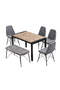 Sementa Walnut Table And Chair Set FRL1031 Sementa Walnut Table And Chair Set FRL1031