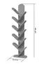 10 Shelves Decorative Compartment Bookcase