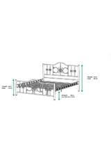 Stella Metal Karyola 140x200 ARM169