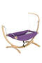 Tip-Up Safety Hammock Crib Purple