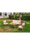 Gardenya Wooden Seating Group ROY011