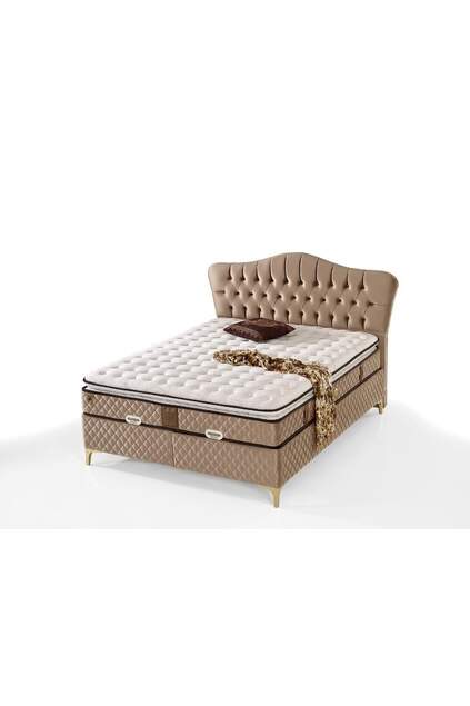 MD Monza 150x200 Double Bed, Base, Headboard Set GM162