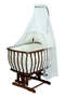 Walnut Basket Crib