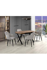 Sun Antique Table & Lotus Chair Set HDR1254