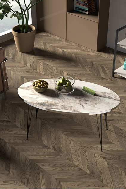 Black Wire Silver Coffee Table Set Ellipse