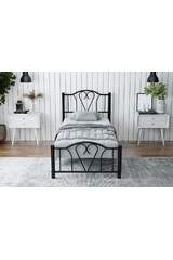 Orchidee Metallbett 100x200 ARM104