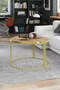 Center Couchtisch Single Gold Lux Special