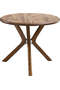 Set Tavolo Rotondo E Sedie Oslo Noce FRL1034