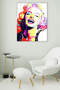 Marilyn Monroe Glass Painting Marilyn Monroe Glass Painting