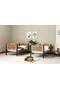 Pearl Bunk Bed 90x190 ARM005 Black + Walnut