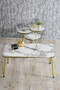 Nesting Table And Center Table Kr Set Double Gold Efes Wire