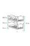Baby Pearl Bunk Bed 90x190 ARM023 Walnut Baby Pearl Bunk Bed 90x190 ARM023 Walnut