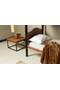 Pearl Bunk Bed 90x190 ARM005 Black + Walnut