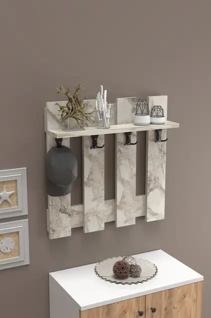 Fence Wall Hanging Coat Rack