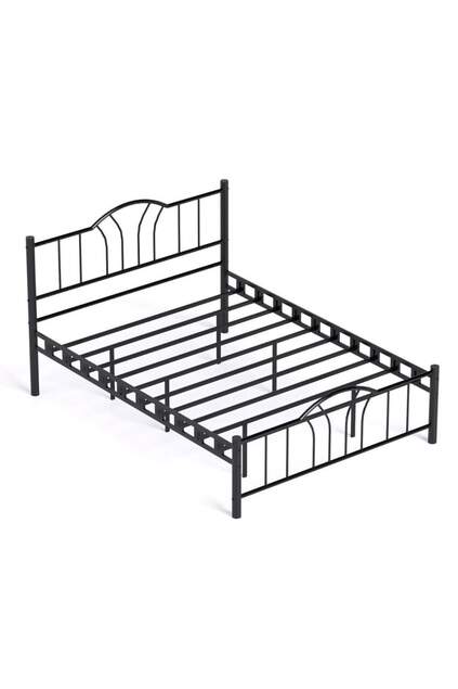Bella Struttura Letto in Metallo 150x200 ARM144 Nero