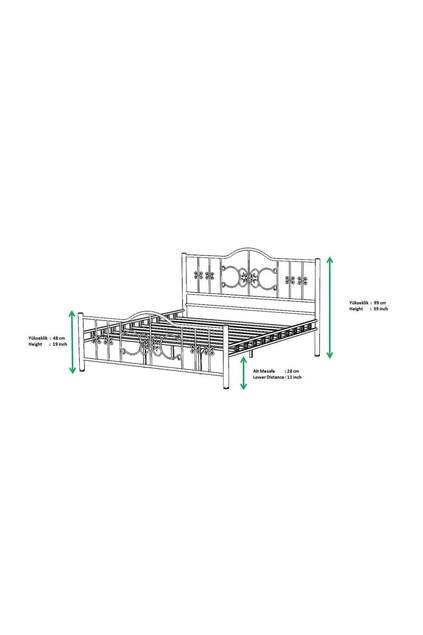 Pero Metallbett 160x200 ARM114