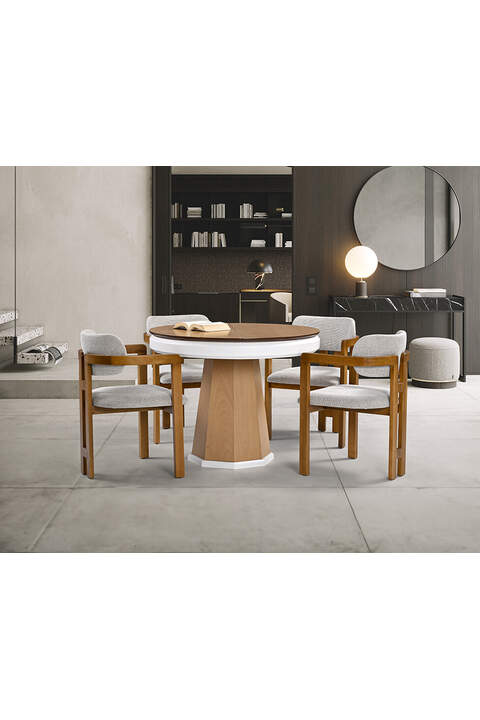 Dream Nature Round Table & Otto Chair Set HDR1205 Dream Nature Round Table & Otto Chair Set HDR1205